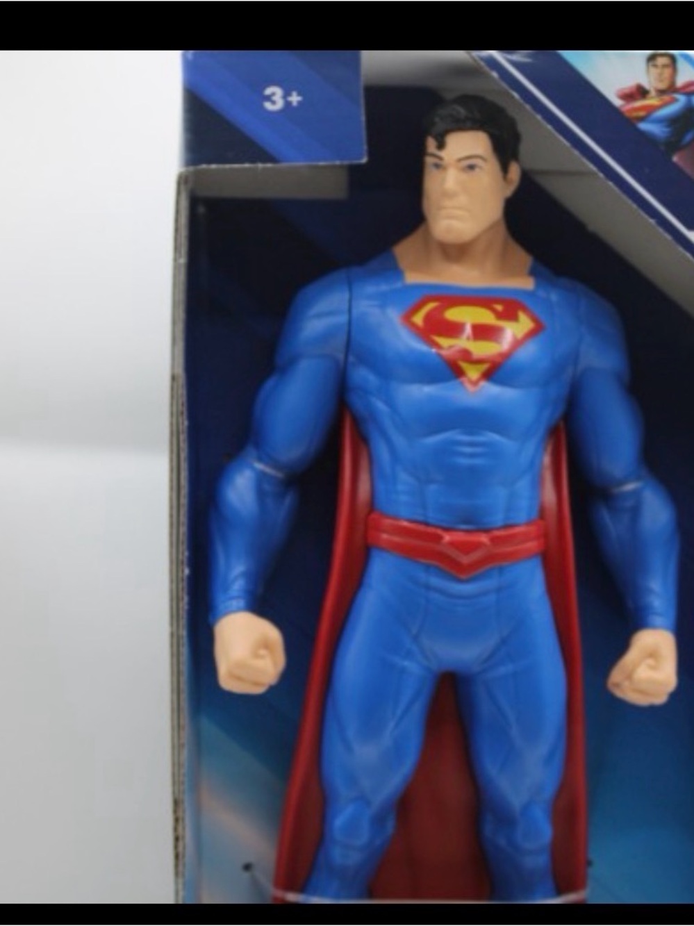 Blue & Red Superhero Action Figure - Classic Super Suit